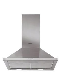 Hotpoint Phpn6.4Famx 60Cm Chimney Cooker Hood - Stainless Steel